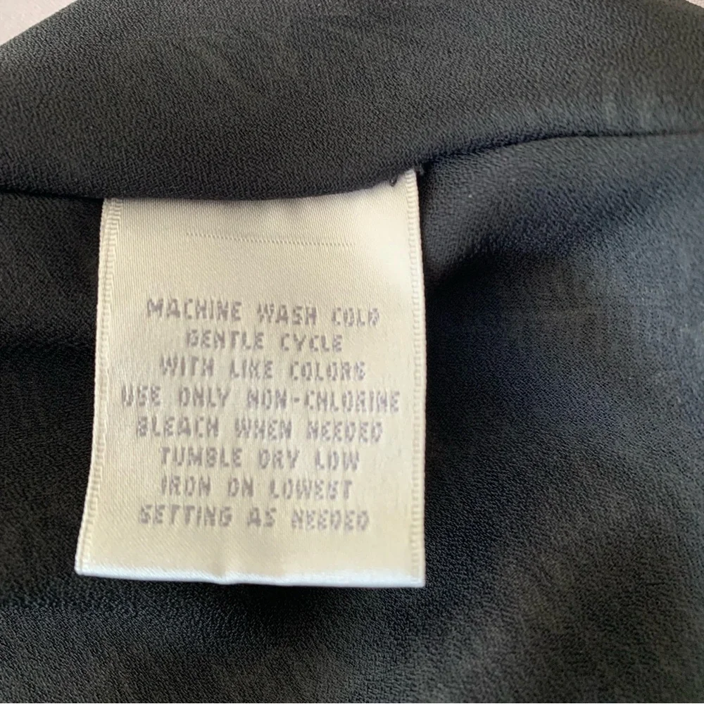 Worthington Black‎ and White  Textured Flowy A-Line Skirt Size 10  Office Church